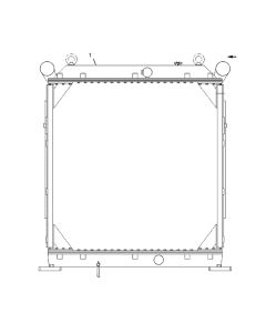Radiator CA2108027 210-8027 for Caterpillar Engine 3456 C-18, Compatible with Caterpillar Excavator Models 385B, 385C, 385C FS, 385C L, 385C L MH, 390D, 390D L