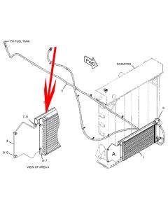 Core As-Fuel Cooler CA2710277 271-0277 2710277 for Caterpillar Engine C27 C32, Caterpillar Truck Models 773F 775F, and Caterpillar Wheel Loader 990H