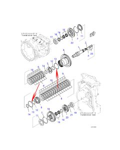 DeedParts 4pcs Seal Ring 714-07-19320 7140719320 For Komatsu Wheel Loaders WA380-6 WA430-6 Komatsu Graders GD555-5 GD675-5 GD655-5 GD755 GH320