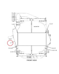 DeedParts Core As-Aftercooler CA3651312 365-1312 3651312 For Caterpillar CAT Engine 3412E Caterpillar Truck 773E