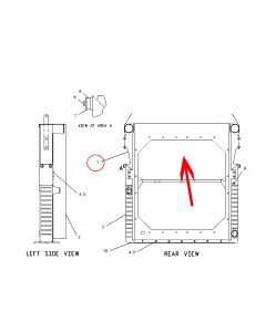 DeedParts Engine Aftercooler CA1269211 126-9211 1269211 For Caterpillar CAT Engine 3176B 3176C 3196 3406E C-10 C-12 C-15 Caterpillar Pumper SUF557
