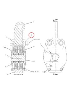 DeedParts Sheave CA2M5641 2M-5641 2M5641 For Caterpillar CAT Engine 3406C C15 Caterpillar Pipelayer 583H 583K 583R 583T 587R 587T PL83 PL87