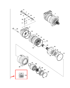 Oil Seal Kit 6691341 Compatible with Bobcat Skid Steer Loader S450