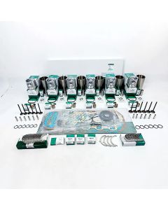Complete Overhaul Rebuild Kit Compatible with Hitachi EX270-2 Excavator Hino H06CT-1 Engine