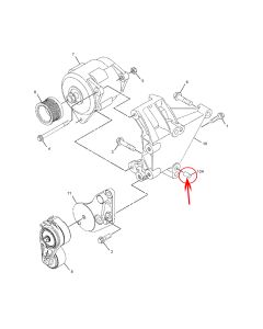 Pin CA1619820 161-9820 1619820 for Caterpillar CAT Engines 3054, 3056, 3054B, 3056E, C4.4, C6.6, C7.1 and Motor Grader 120M2
