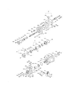 Doosan Daewoo Excavator Pump Seal Kit 401-00059KT 40100059KT - Compatible with Models DH258-5, DH258-7, DH215-9, DH225-9