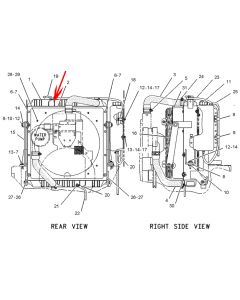 DeedParts Radiator CA1204818 120-4818 1204818 For Caterpillar CAT Engine 3054 Caterpillar Wheel Loader 914G Caterpillar Integrated Toolcarrier IT14G
