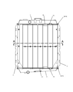 Radiator CA7C8900 7C-8900 7C8900 Compatible with Caterpillar CAT 3306 Engine and D6H Track-Type Tractor