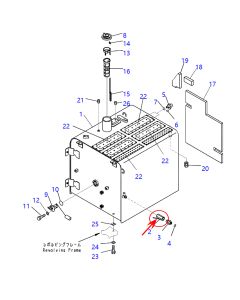 Valve 07700-40460 for Komatsu WA600 Wheel Loader, PC1250, PC1250SP, PC2000, PC400, PC450, PC550, PC600, PC650, PC700, PC800 Excavators