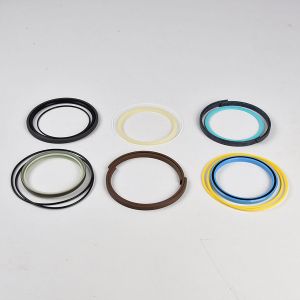 Arm Cylinder Seal Kit LP01V00002R300 Compatible with Kobelco Excavator SK120-2 SK120-3 SK120-5, 80mm Rod Diameter, 115mm Bore Diameter
